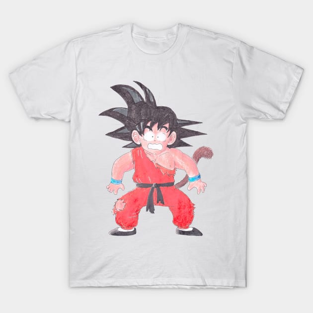 Kid Goku T-Shirt by An_dre 2B